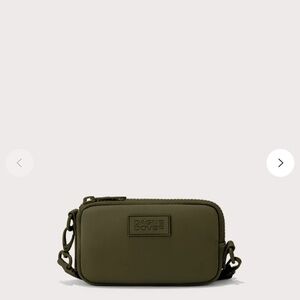 Dagne Dover Olive Compact Crossbody Pouch